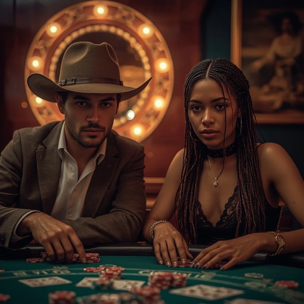 foto de dos jugadores de póker MISTER BET CASINO